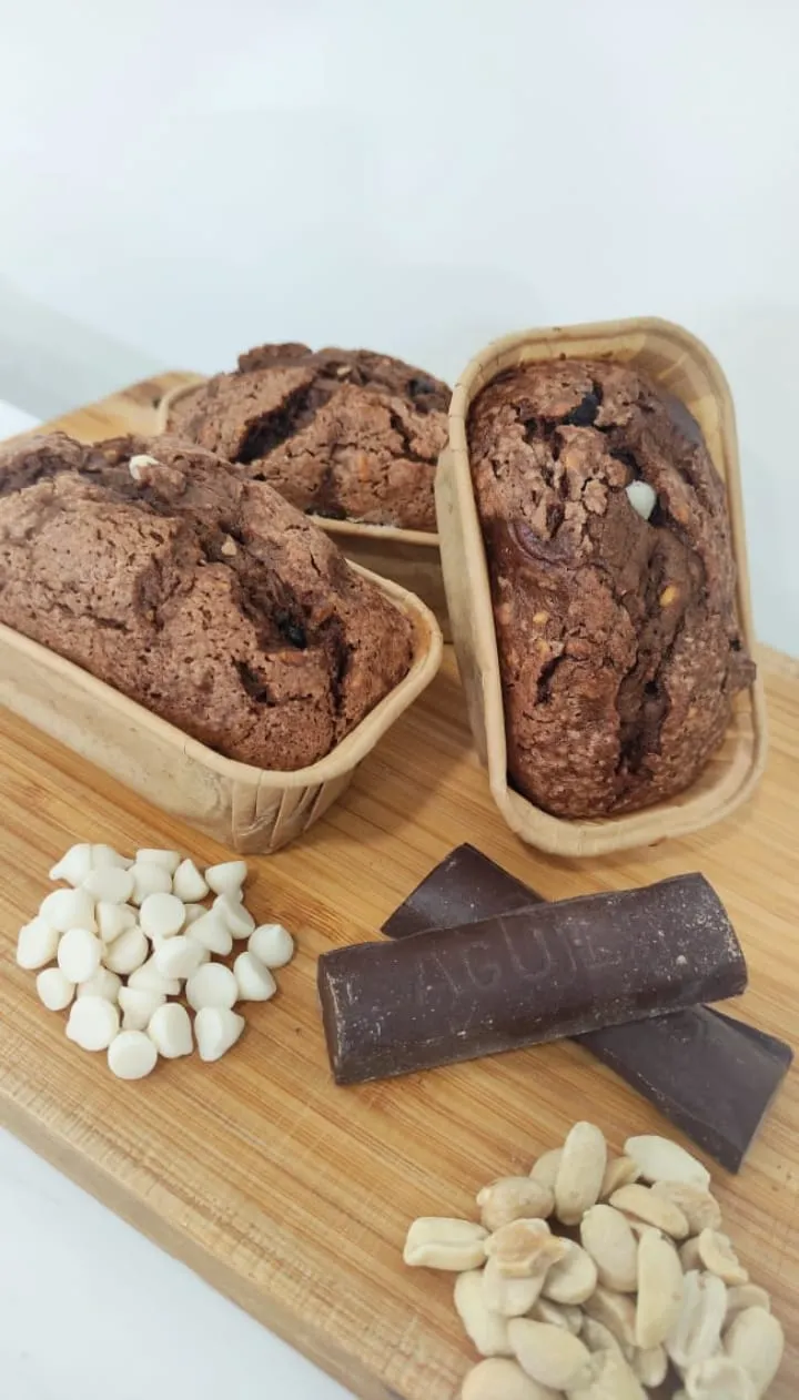 Budin de Chocolate y Mani